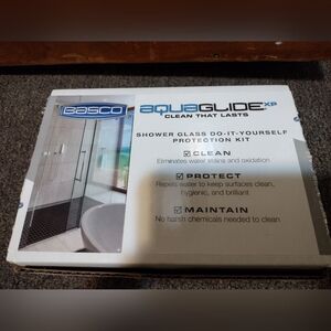 AquaGlide XP Shower Glass Protection Kit - White